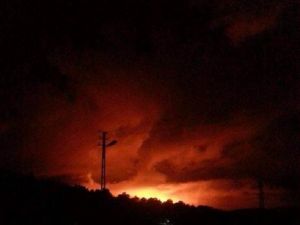 Teröristler doğal gaz boru hattına saldırdı