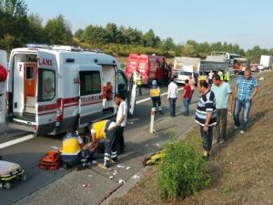 TEM’de feci kaza: 2 ölü, 2 yaralı