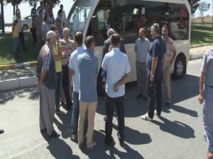 Minibüsçüler ile halk otobüsü şoförleri arasında gerginlik