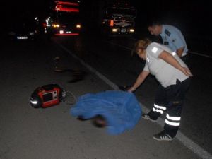 Çocuklarının gözleri önünde öldüler