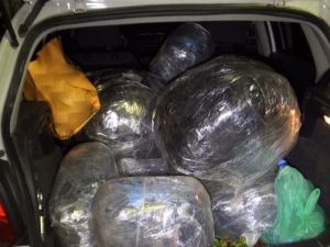 Dev uyuşturucu operasyonu kamerada