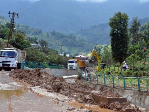 Felaket bölgesinden Trabzon'a teşekkür