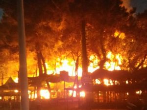 Sosyete pazarında 5 işletme yandı