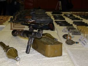 Çay bahçesinden cephanelik çıktı