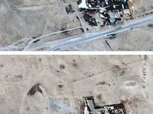 IŞİD’in Palmira’aki yıkımı uydudan görüntülendi