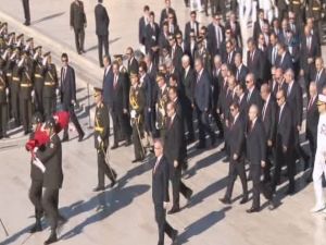 Yeni bakanlar Anıtkabir’de