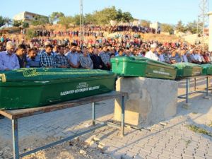 Yeğen kurbanları toprağa verildi