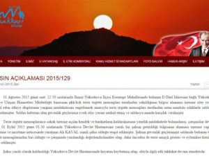 Yüksekova’da ölen kişi terörist çıktı