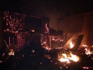 Bolu’da 1 köy alev alev yandı!