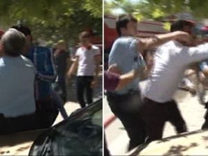 Polise kafa ve yumruk atan şahıstan açıklama