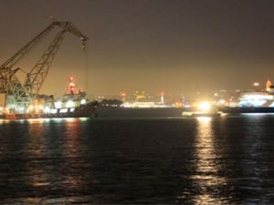 Boğaz’da mahsur kalan vapur kurtarıldı!