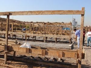 Kurban pazarlarında hummalı çalışma başlatıldı