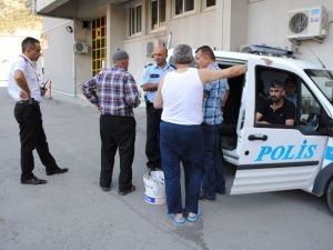 Hastanede unutulan kovadan tabanca çıktı