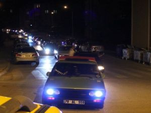 400 araçlık teröre tepki konvoyu