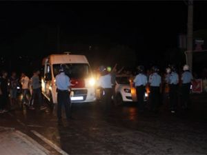 HDP binasından polise taş atılınca ortalık karıştı!