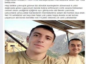 Dağlıca’daki askerler dua bekliyor