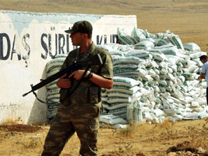 20 ton amonyum nitrat yakalandı...