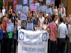 HDP binasına yapılan saldırı protesto edildi