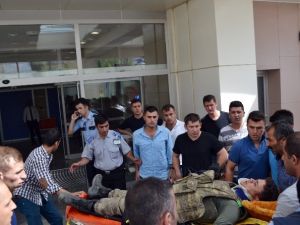 Yaralı askerler tedavi altında