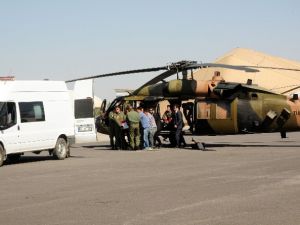 Hakkari şehitleri tören alanına getirildi