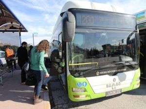 O kentte otobüsler 7 gün ücretsiz