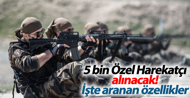Özel harekat polisliği için 5 bin öğrenci alınacak