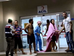 10 kişiyi taşıyan tekne alabora oldu