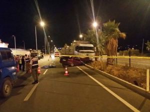 Ters yöne giren sürücünün feci sonu