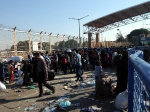 Sınır kapısında gerginlik