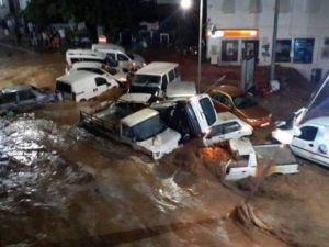 Bodrum’da sel felaketi!