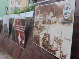 Giresun'da mahelle duvarlarını tablolar süslüyor!