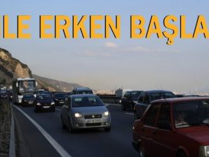 9 günlük bayram tatilinde erken dönüş başladı