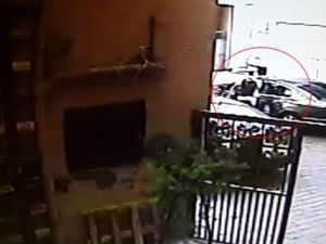 Otomobili böyle çaldı !