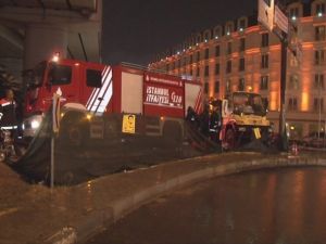 Otogarda olası taşkın önlemi