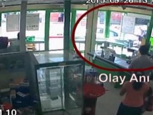 Cinayet anı kamerada