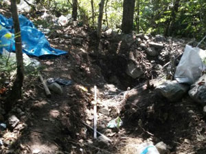 Maçka'da define avcılarına suçüstü!