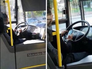 Başkan Gökçek’ten  telefonla konuşan şoföre ceza