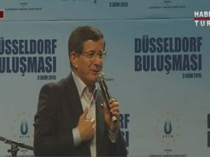 Başbakan Davutoğlu Almanya'da