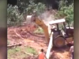 Elektrik direği üzerine düştü