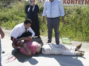 Trabzon'da acı kaza! Elini bir an olsun bırakmadı!