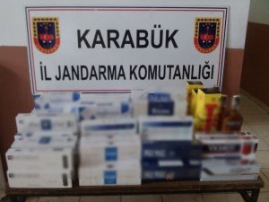 Jandarmadan Kaçak Sigara Ve İçki Operasyonu