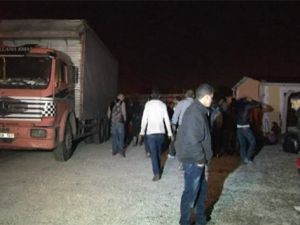 Kamyon kasasında tam 150 mülteci!