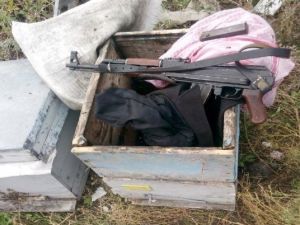 HDP’li başkanın evinden çıkanlar bak !