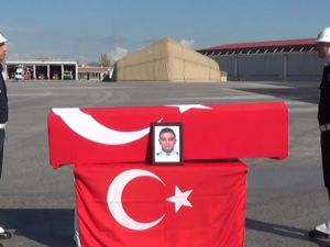 Şehit polise hazin tören