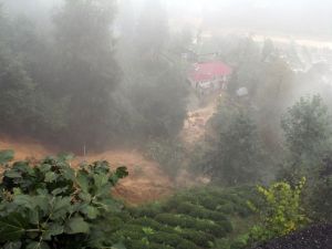 Erdoğan’ın baba ocağında heyelan