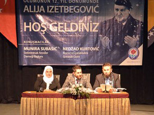 İzzetbegoviç Trabzon'da anıldı!