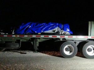 Hatay’da bulunan İHA TIR’a yüklendi