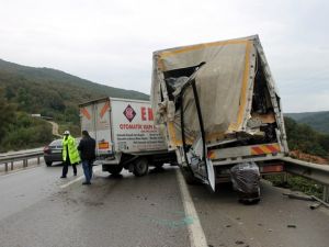 Frenleri tutmayan otobüs 6 aracı biçti