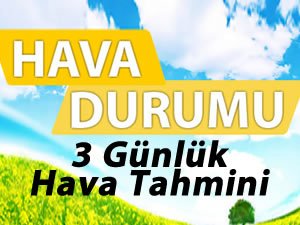 E Devlet Girişi İle 3 Günlük Hava Tahmini