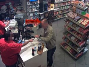 Kezzap atan zanlı kamerada !